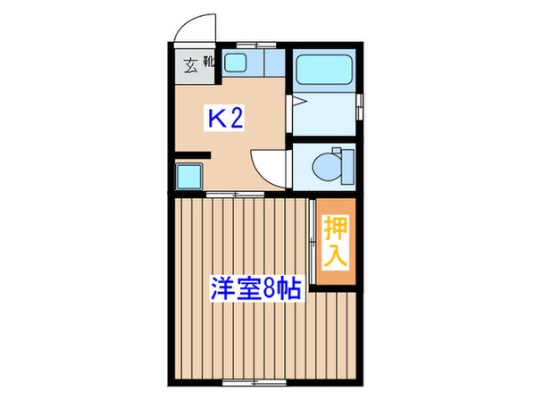 コーポ千葉の物件間取画像